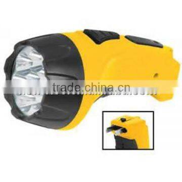 15LED Ergonomic Grip Flashlight Hand Torch Lead-acid Battery