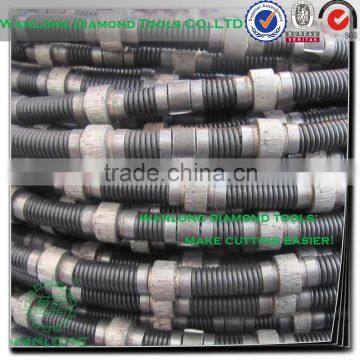 8.5mm wanlong sintered diamond beads for diamond wire saw used for stone quarrying ,black diamond beads for diamond wire saw