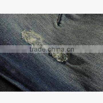 Men Wash Old Hole Slim Jeans Jeans 3D Stereo Male Scimitar
