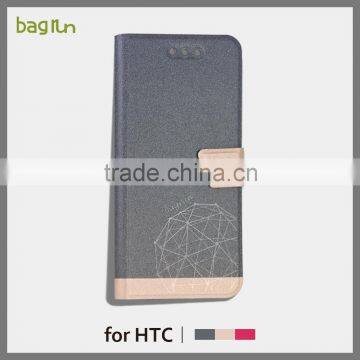 2016 Design Ultra Slim Phone Case PU Leather Phone Cover for HTC One A9 With Stand Function Case