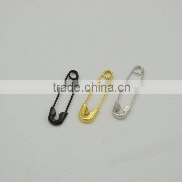 1000 Pcs Three Color Silver Black Gold Small Nickel Plated Safety Pins 4/5'' Length (18mm) Wholesales for Garment Hang Tag photo-4