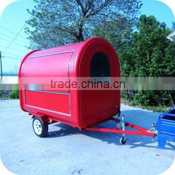 2014 Quick Delivery Small Graham Crackers Purified Water Food Shopping Trolley Vending Trailer Cart XR-FC250 B