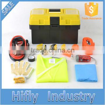 HF-4032 Hot Sale Car Emergency Kit Outdoor Emergency Survival Tool Car Repair Safety Tools Kits (CE certificates)