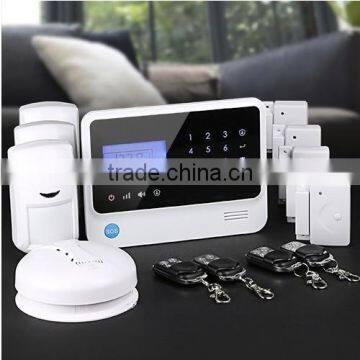 Home usage safety alarm system package,door sensor,PIR motion sensor,gas sensor,smoke sensor etc for selection