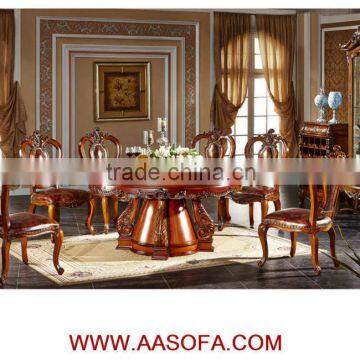 Rubber Wood Dining Table and Chairs Sets,dining Room Furniture Guangzhou photo-3