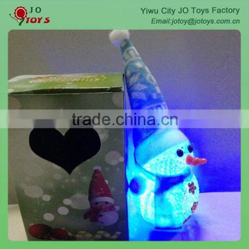 Christmas snowman flameless led candle light