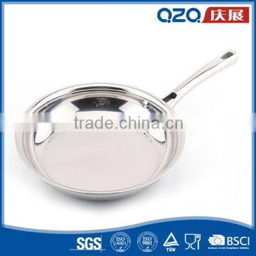 Healthy and harmless high quality Stanless frying pan with nonstick