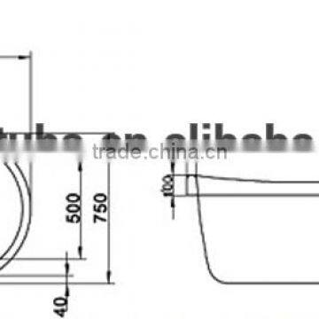 CUPC Plastic Bath Tub for Adult,indoor Mini Spa Hot Tub,clear Plastic Tub photo-3