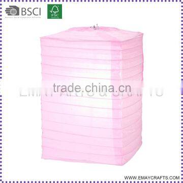 high quality square shape paper lantern for christmas decorations