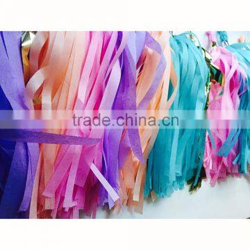 Sura Paper Flow Ribbon Holiday Party Decoration Wedding