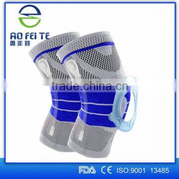 2016 silicone sports support, sports safety knee brace, basketball knee protector