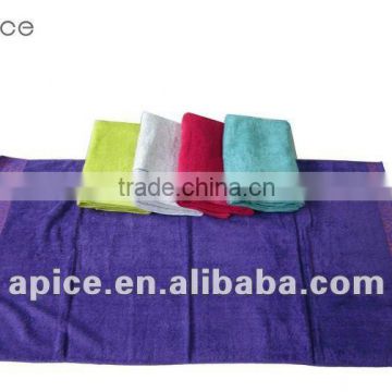 solid jacquard bath towel