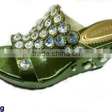 csb702 (6) New arrival fashion lady sandals with shone for wedding/party