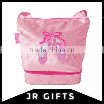 Stable Quality Pink Polyester Kids Dance Bag