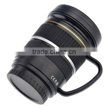 Camera Lens Mug, Coffee Lens Mug, Lens Cup with Handle. Stainless Steel Lens Mug.250ML, 6.5 oz. 17-55mm 1:1