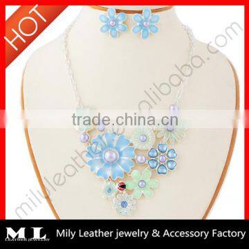 Hot sell fashion pearl jewelry set custom MLJS 26