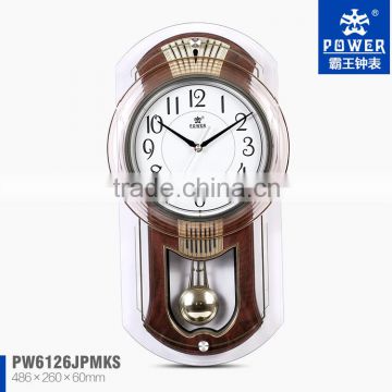 Plastic Glass China Manufacturer Wall Clock For Craft Clock With 8 Music Sweep Quartz Movement