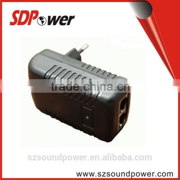 48v 0.5a POE power adapter wallmount type