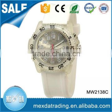 Promotional japan movt wrist watch promotional silicone strap watches