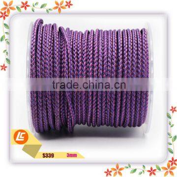 3mm Purple High-quality Hot Sale Stainless Steel Bracelet String photo-3