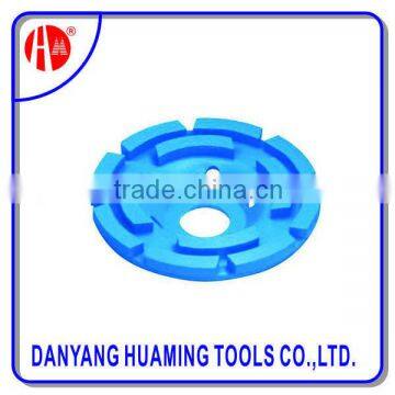 Danyang Factory high quality diamond segments Double Row Cup Grinding Wheel for concrete and stones