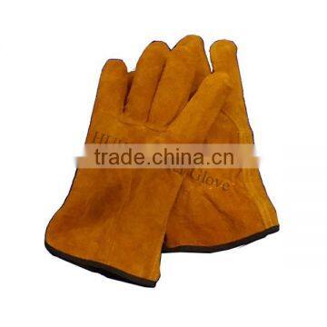 Full split cowskin protecitve gloves warm driving gloves