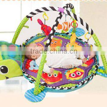 Cute turtle waterproof soft animal plush baby play mat