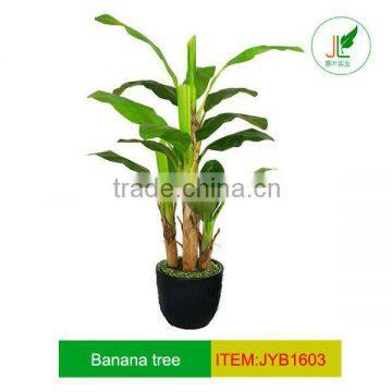 Decorative artificial banana tree in group