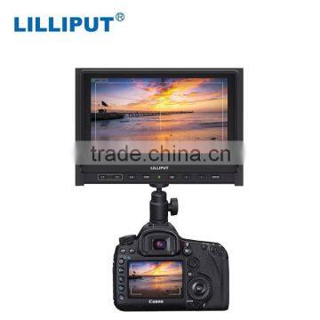 1080p 7 inch lcd monitor with hdmi Built-in battery and battery level