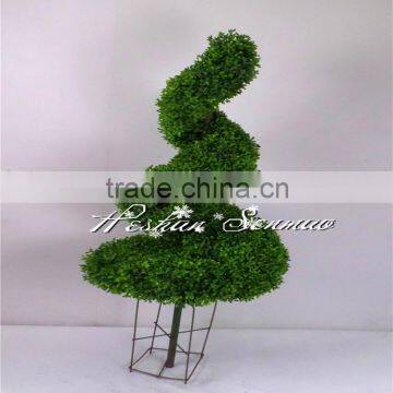 Decorative High Quality Artificial Spiral Grass Tree Home Decor With Competitive Price photo-4