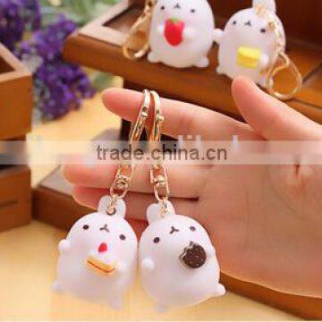 The Rabbit Cartoon Pendant Key Chain Couple Handbags Accessoriest PN6434 photo-2