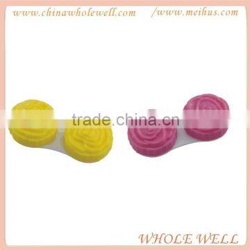 Contact Lens Mate Double Case, Contact Lens Mate Double Box, Love Rose Contact Lens Double Case photo-2