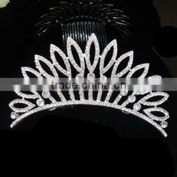 bridal rhinestone tiara combs