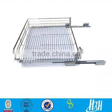 Profession production stainless steel wellmax kitchen cabinet drawer basket