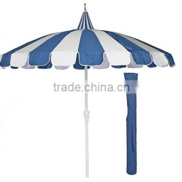 2.5mx2.5m pagoda patio umbrella cover with a carrying strap