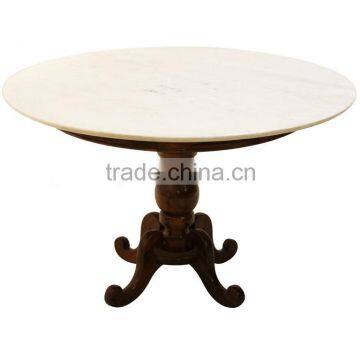 Marble restaurant table Italy design HDCT134