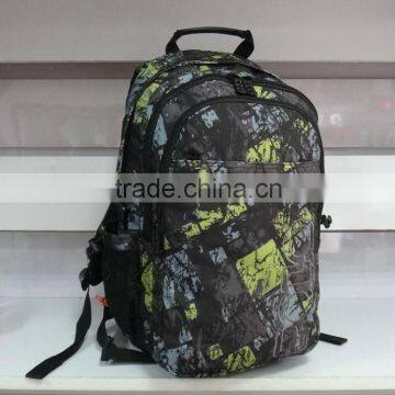 all over printing 600D Polyester tripper large men backpack