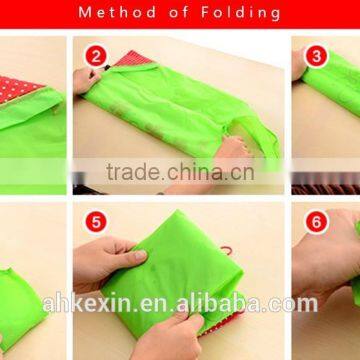 Fashion Cheap Polyester Reusable Shopping Bag Pouch Foldable photo-4