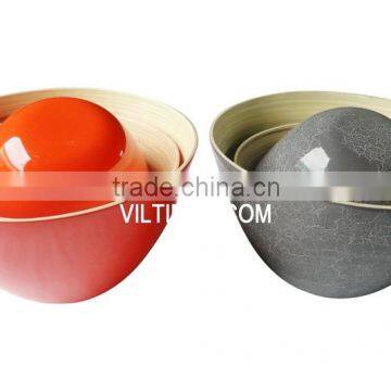 Best bamboo Bowl for salad,eco-frienly Bamboo for sale
