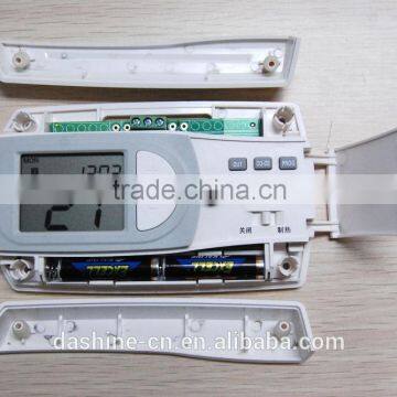 Custom Thermostat Plastic Enclosure With Button and Battery Operation Housing