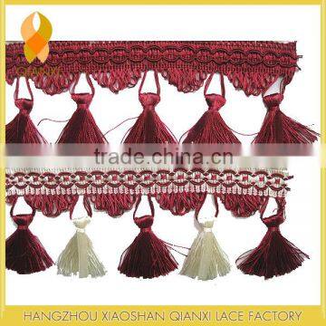 100% POLYESTER CAR DECORATIVE TASSEL FRINGE