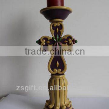 wholesale polyresin candle holder ,home decoration ,holiday supplies with factory OEM/ODM