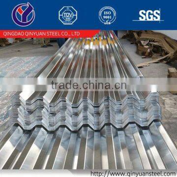 Qinyuan Galvanized Sheet Steel Corrugated Specification, Gauge Thickness Roofing Tile With Price