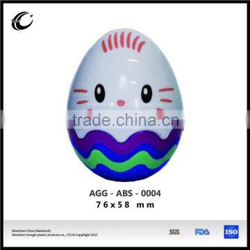 Decorated two- part plastic easter eggs wholesale in 2015