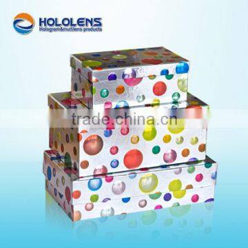 PET Multi Lens Paper Gift Box