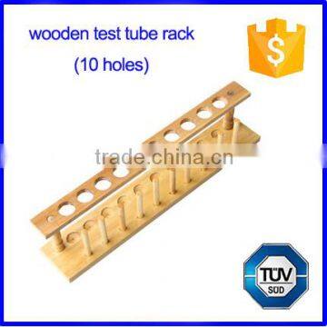 6-12 Holes Hospital Medical Lab Wooden Test Tube Rack photo-3