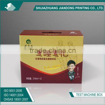 custom glossy lamination paper box