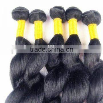 black hair extension hair weaving brighten indian human hair