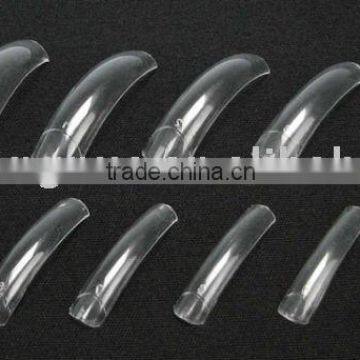 500 Clear Full Acrylic False Artificial Nail Art Tips HN140