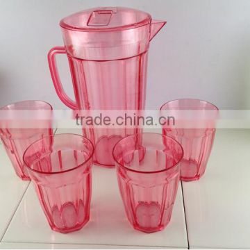 1.5L Best Promotional Plastic Jug Water Cup Set 4 in 1